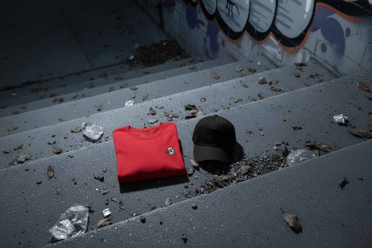 Flat lay gris variación 2